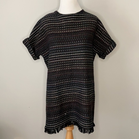 Zara Trafaluc Collection Fringe Dress Jacket Med - Picture 6 of 12